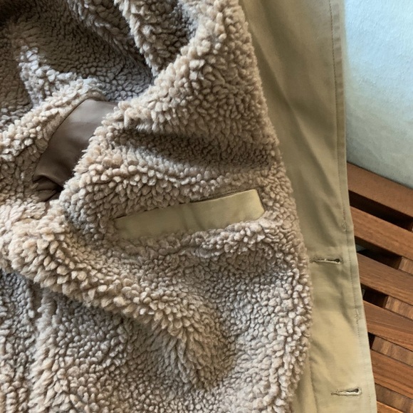 Banks Journal Sherpa lined coat, tan, s Med - Picture 4 of 12